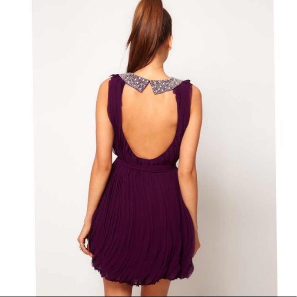 🆕 ASOS Collection Embellished Swing Dress - Picture 3 of 3